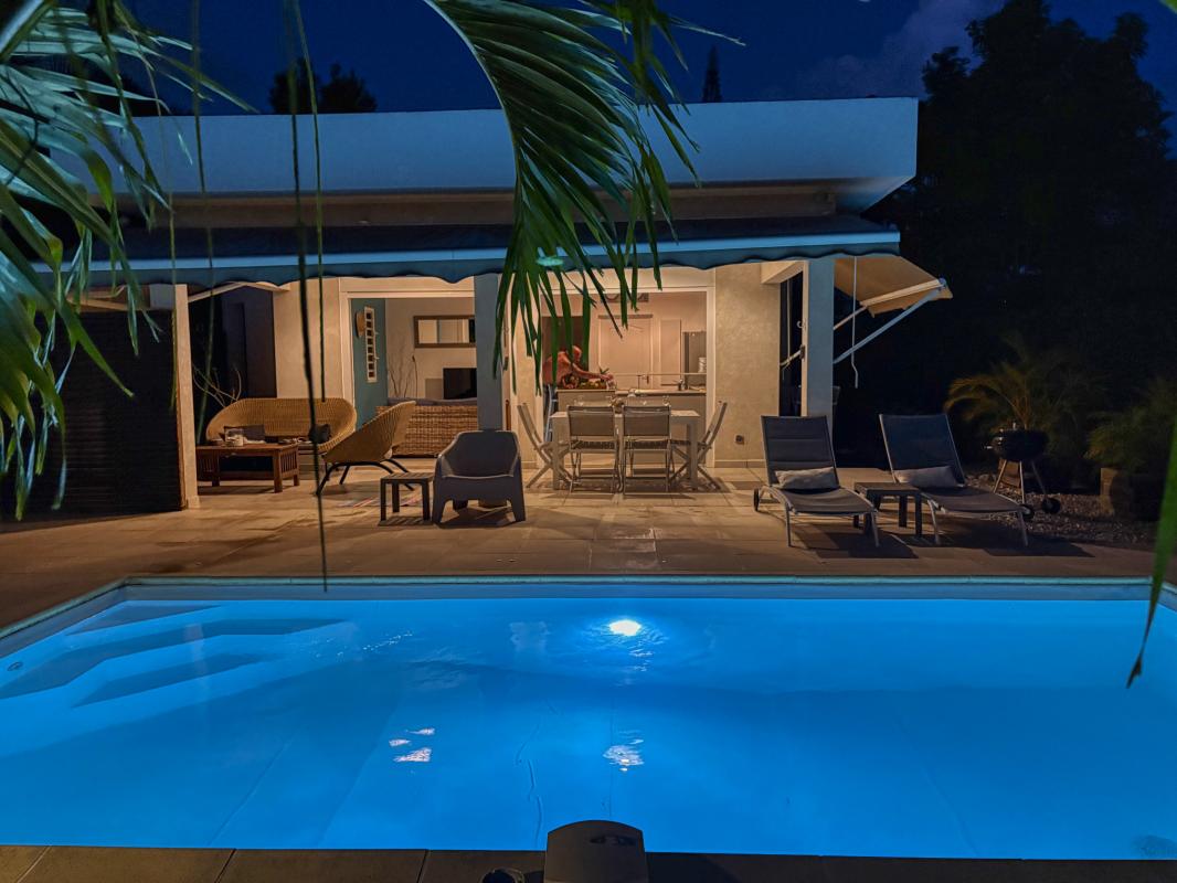 39.Location villa piscine Saint François Guadeloupe_De Nuit